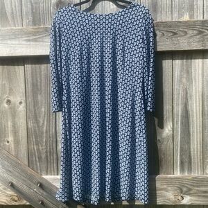 Tommy Hilfiger Blue 3/4 Sleeve Sundress